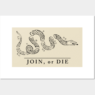 Join or Die Posters and Art